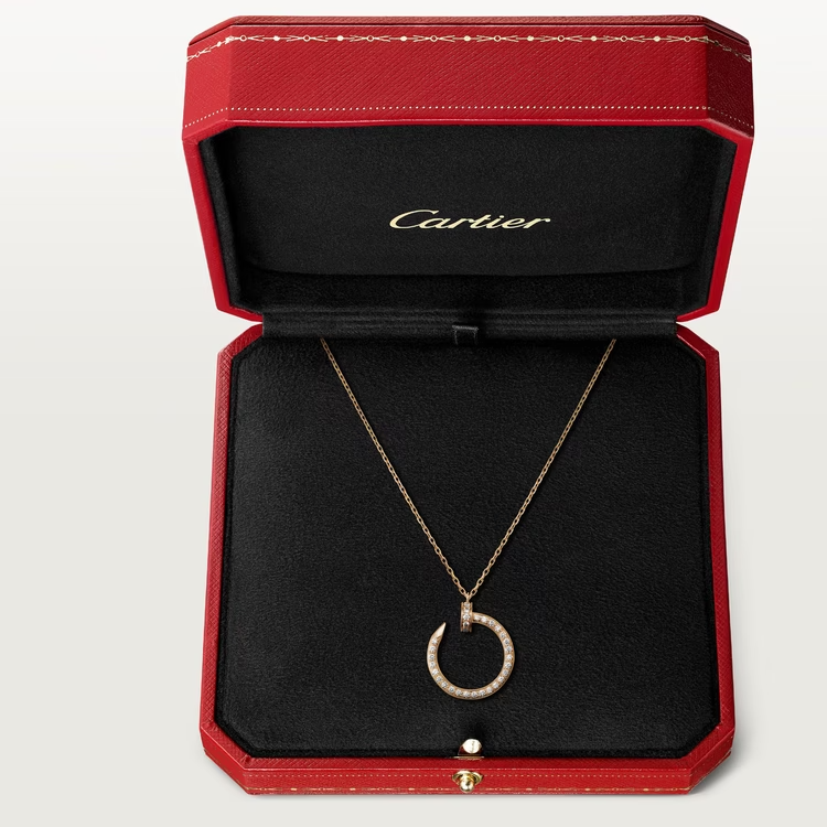 Cartier Juste Un Clou Necklace - Rose Gold Diamonds - B7224894