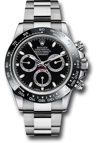 Rolex Stainless Steel Daytona Watch - 40 MM - Oyster Bracelet - Black Dial - 116500LN bk