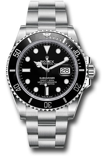 Rolex Oystersteel Submariner 41MM - Oyster Bracelet - Black Dial - 126610LN