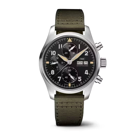 IWC Pilot's - Chronograph - Steel - 41 MM - Black Dial - IW387901