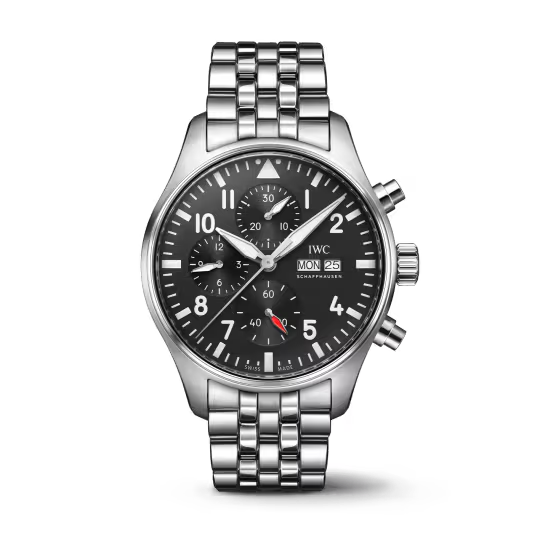 IWC Pilot's - Chronograph - Steel - 43 MM - Black Dial - IW378002