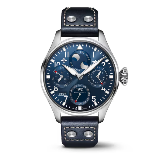 IWC Pilot's - Perpetual Calendar and Moonphase - Steel - 46.2 MM - Blue Dial - IW503605