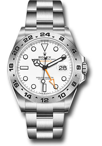 Rolex Stainless Steel Explorer II Watch - 42 MM - Oyster Bracelet - White Dial - 226570 w