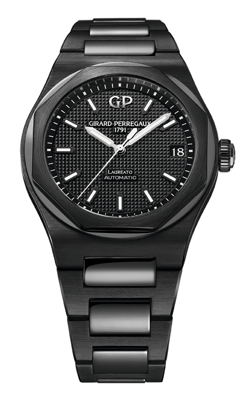 Girard-Perregaux Laureato Black Ceramic 42 MM - Black Ceramic Bracelet - Black Dial - 81010-32-631-32A