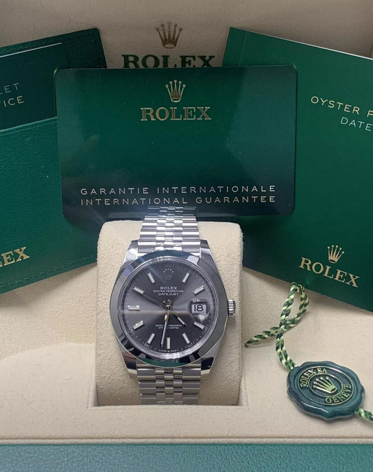 126300 41mm Jubilee Rhodium Dial Brand New 2024 Complete Set $10,500