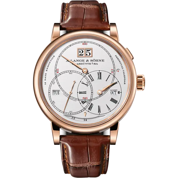 A.Lange & Söhne Richard Lange Perpetual Calendar - 45.5 MM - Rose Gold - Silver Dial - 180.032FE