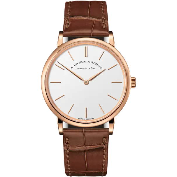 A.Lange & Söhne Saxonia Thin - 37 MM - Rose Gold - Silvery Dial - 201.033