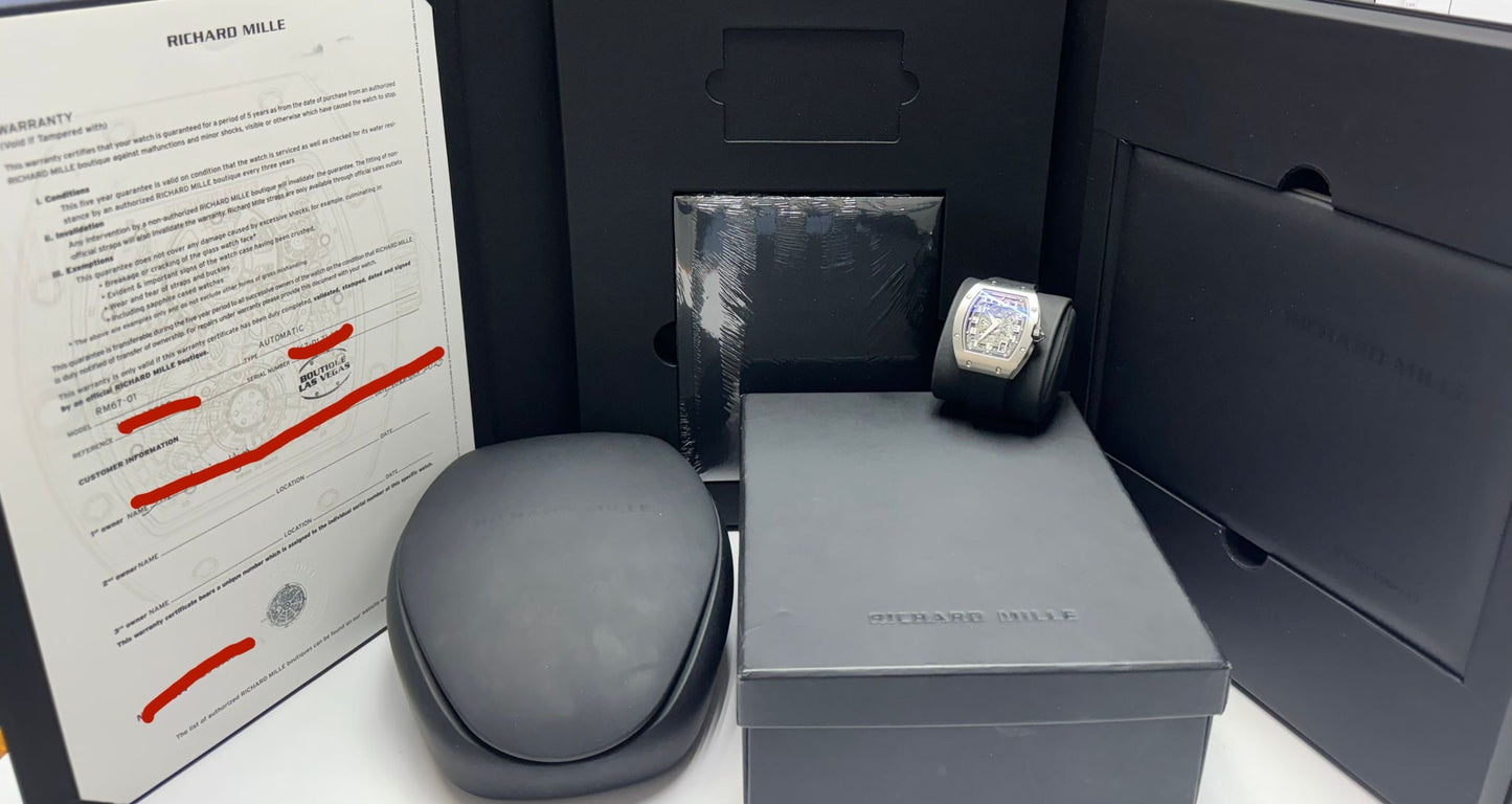 Richard Mille RM67-01 Titanium Complete Set $189,999