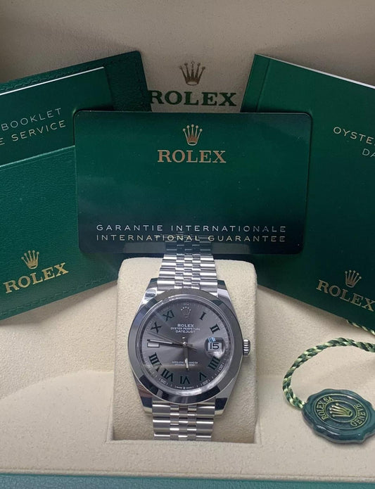 126300 41mm Datejust Jubilee Wimbledon Brand New 2024 Complete Set $11,200
