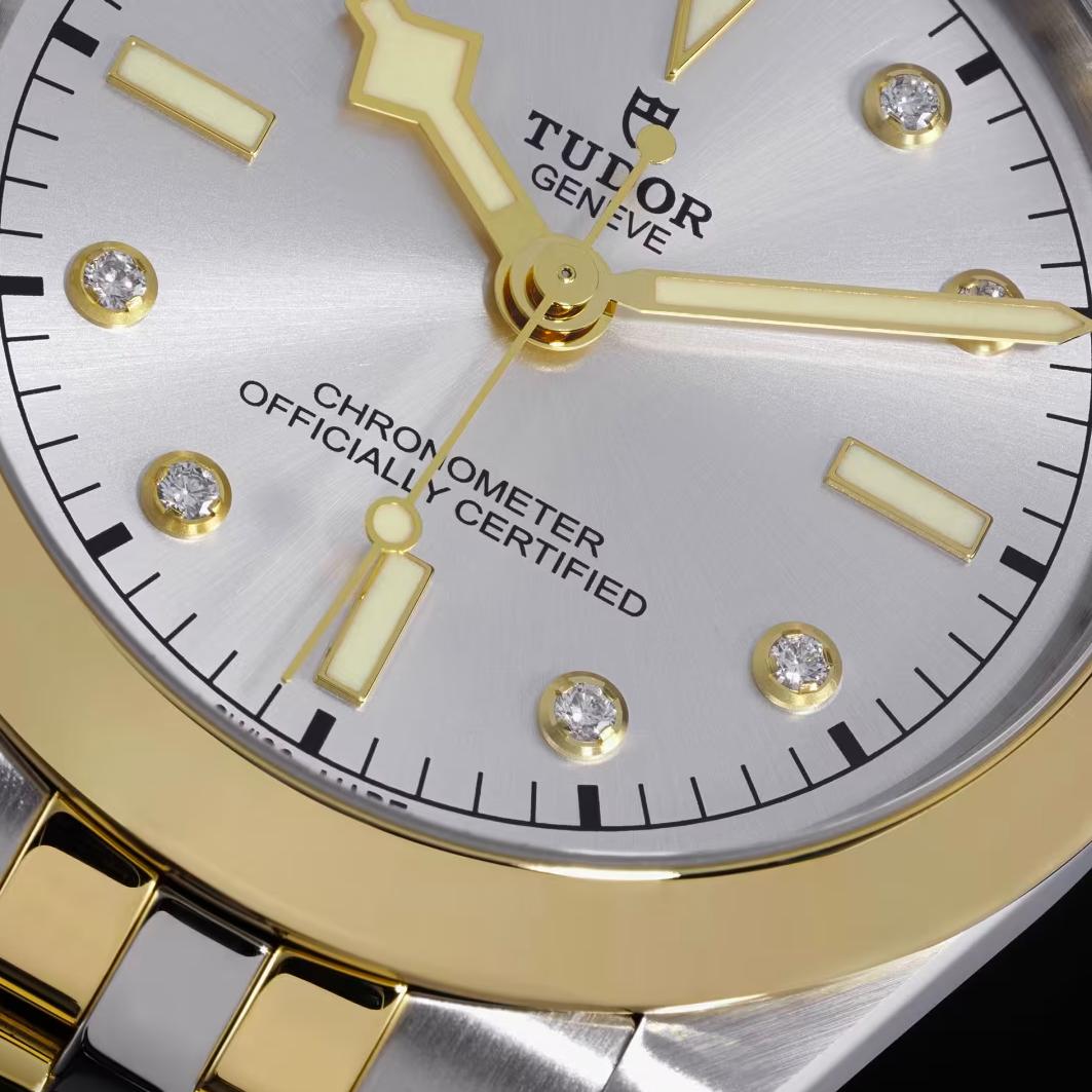 Tudor Black Bay 39 S&G - 39 MM - Steel & Yellow Gold - Silver Diamond Dial - M79663-0007