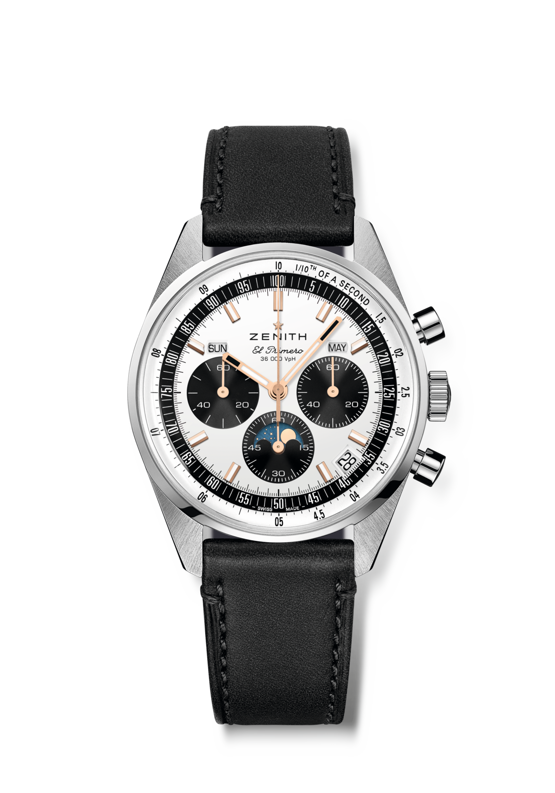 Zenith CHRONOMASTER Original - 38 MM - Stainless Steel - Silver Dial - 03.3400.3610/38.C911