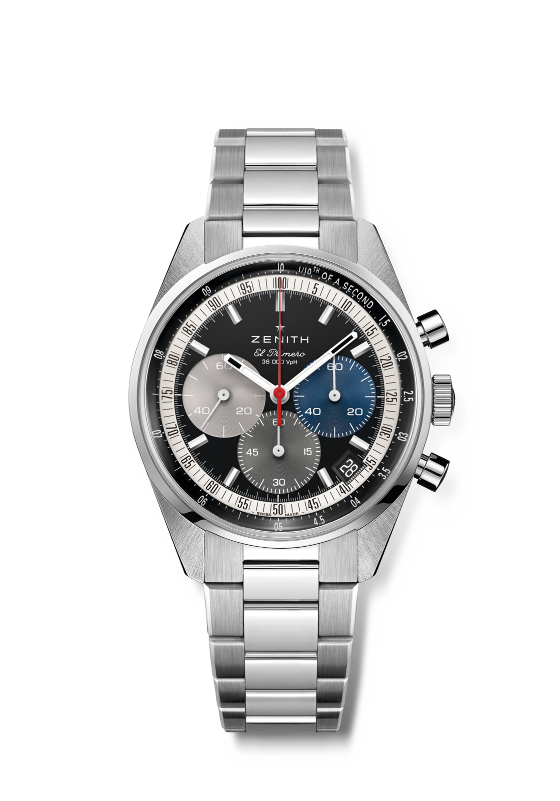Zenith CHRONOMASTER Original - 38 MM - Stainless Steel - Black Dial - 03.3200.3600/22.M3200