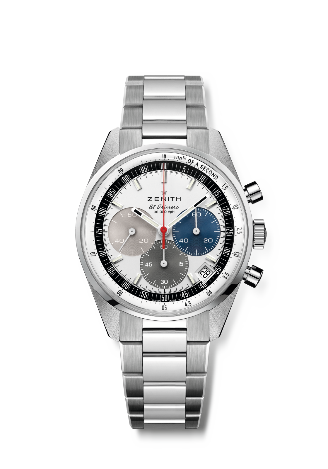 Zenith CHRONOMASTER EP Original - 38 MM - Stainless Steel - White Dial - 03.3200.3600/69.M3200