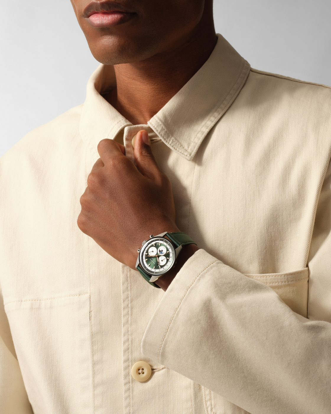 Zenith CHRONOMASTER Original - 38 MM - Stainless Steel - Green Dial - 03.3400.3610/40.C912