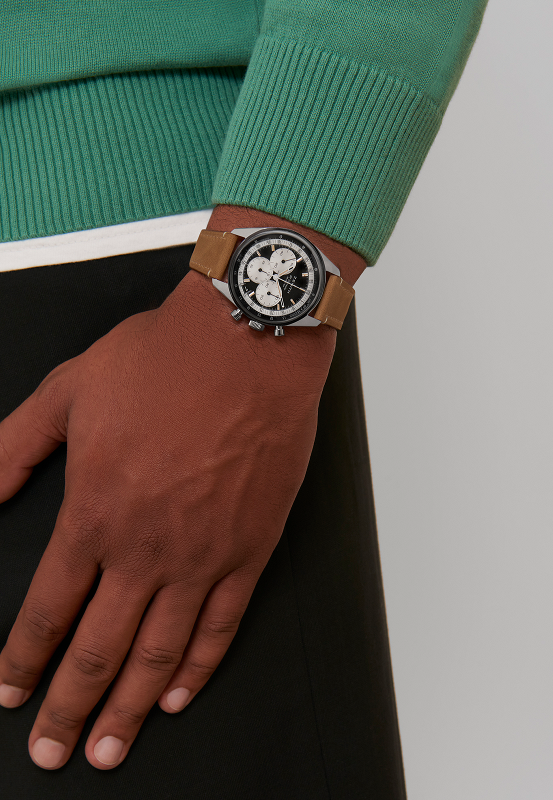 Zenith CHRONOMASTER EP Original - 38 MM - Stainless Steel - Black Dial - 03.3200.3600/21.C903