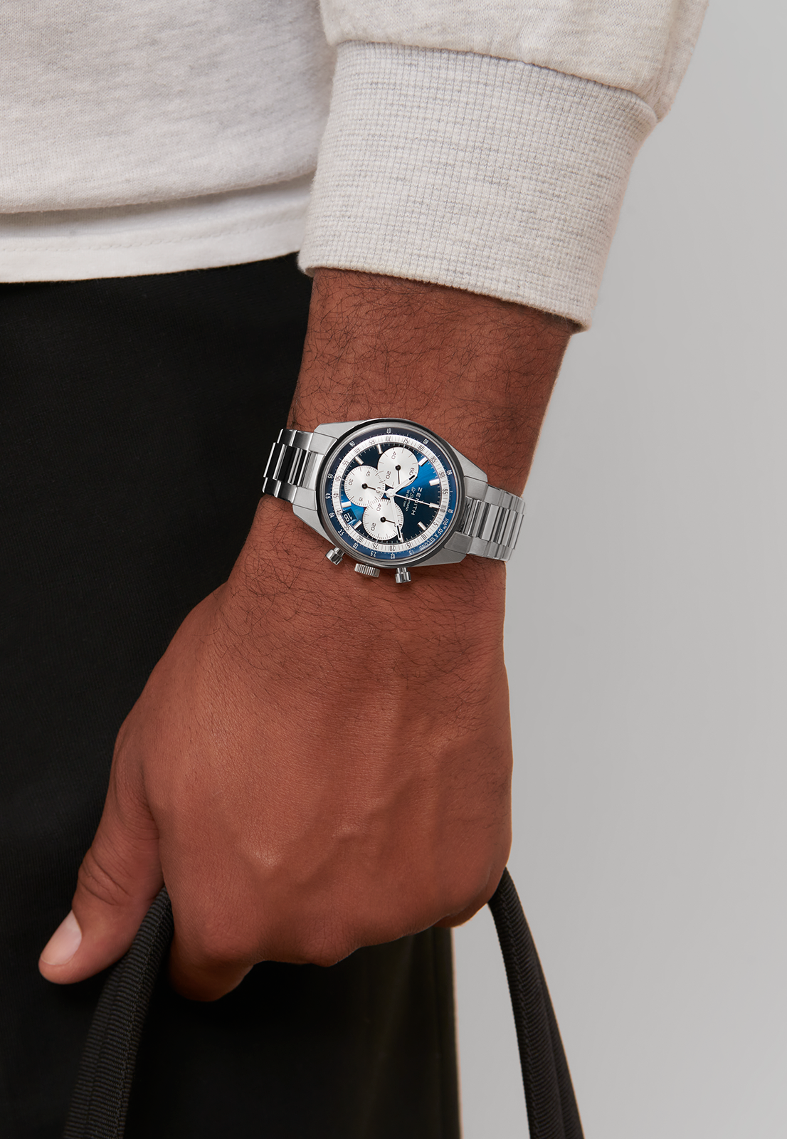 Zenith CHRONOMASTER EP Original - 38 MM - Stainless Steel - Blue Dial - 03.3200.3600/51.M3200