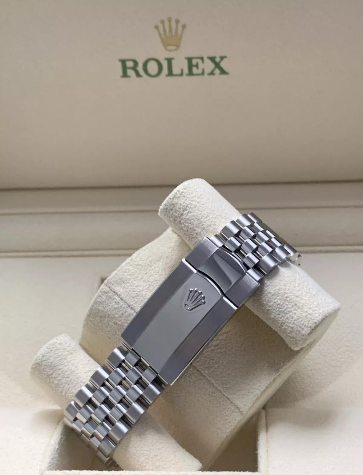 126334 41mm Datejust Jubilee Blue Roman Brand New 2024 Complete Set $13,500