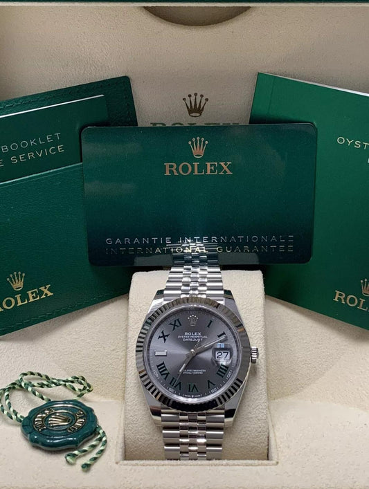 126334 41mm Datejust Jubilee Wimbledon Brand New 2024 Complete Set $14,250