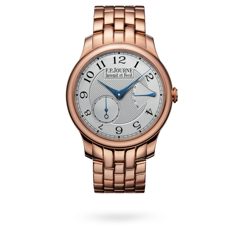 F.P. Journe Classique Chronomètre Souverain Rose Gold 40 MM - Rose Gold Bracelet - Silver Dial - Chronomètre Souverain