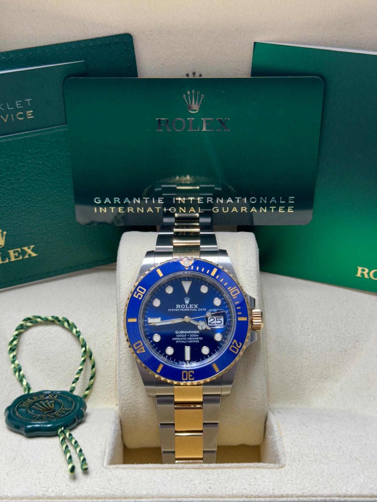 126613LB 41mm Submariner Date Two Tone ‘Bluesy’ Brand New 2025 Complete Set $19,999