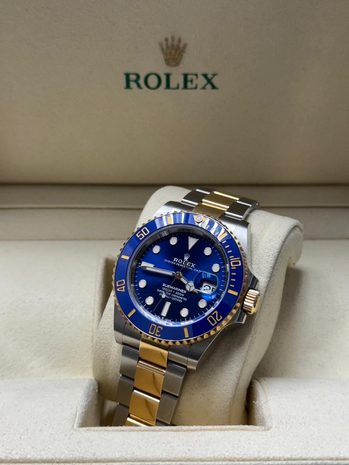 126613LB 41mm Submariner Date Two Tone ‘Bluesy’ Brand New 2025 Complete Set $19,999