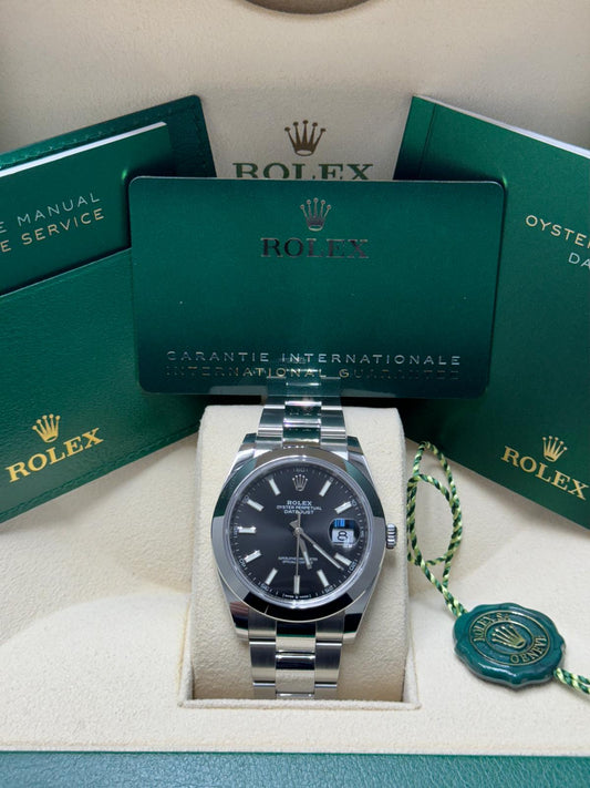 126300 41mm Datejust Oyster Brand New 2025 Complete Set $9,899