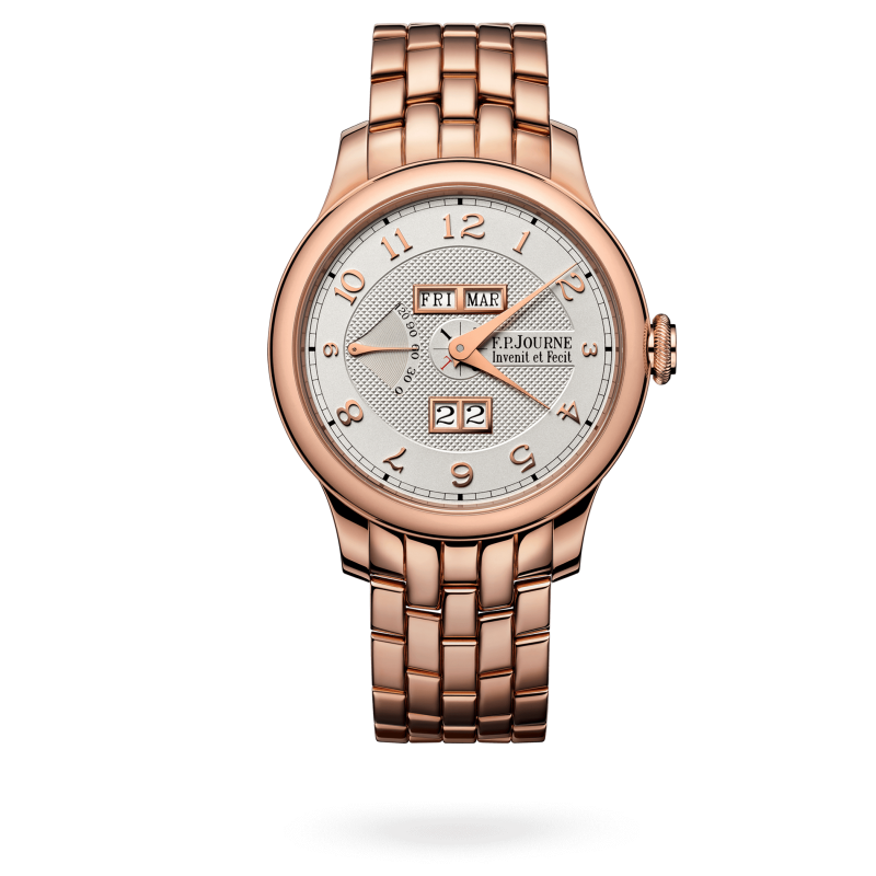F.P. Journe Classique Quantième Perpétuel Rose Gold 40 MM - Rose Gold Bracelet - Silver Dial - Quantième Perpétuel