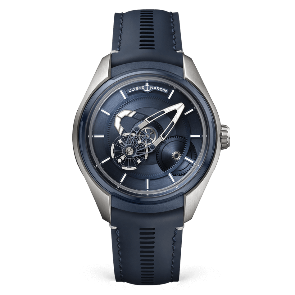 Ulysse Nardin Freak Titanium 43 MM - Blue Leather Strap - Blue Dial - 2303-270.1/03