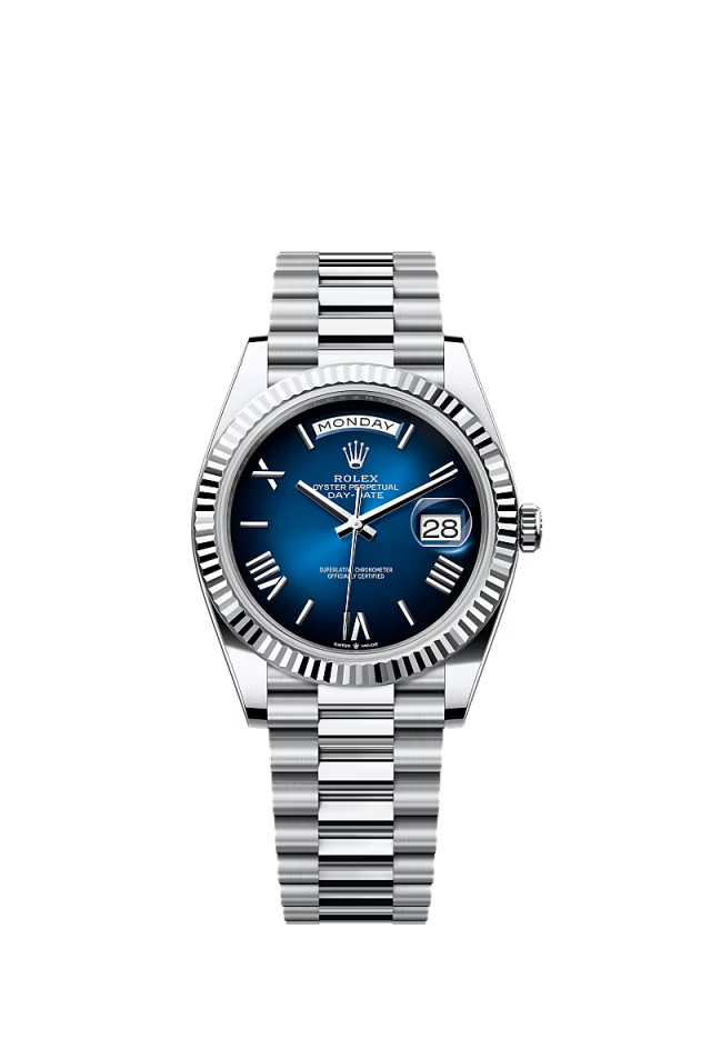 Rolex Day-Date - 40 MM - Platinum - Blue Dial - 228236 PBF
