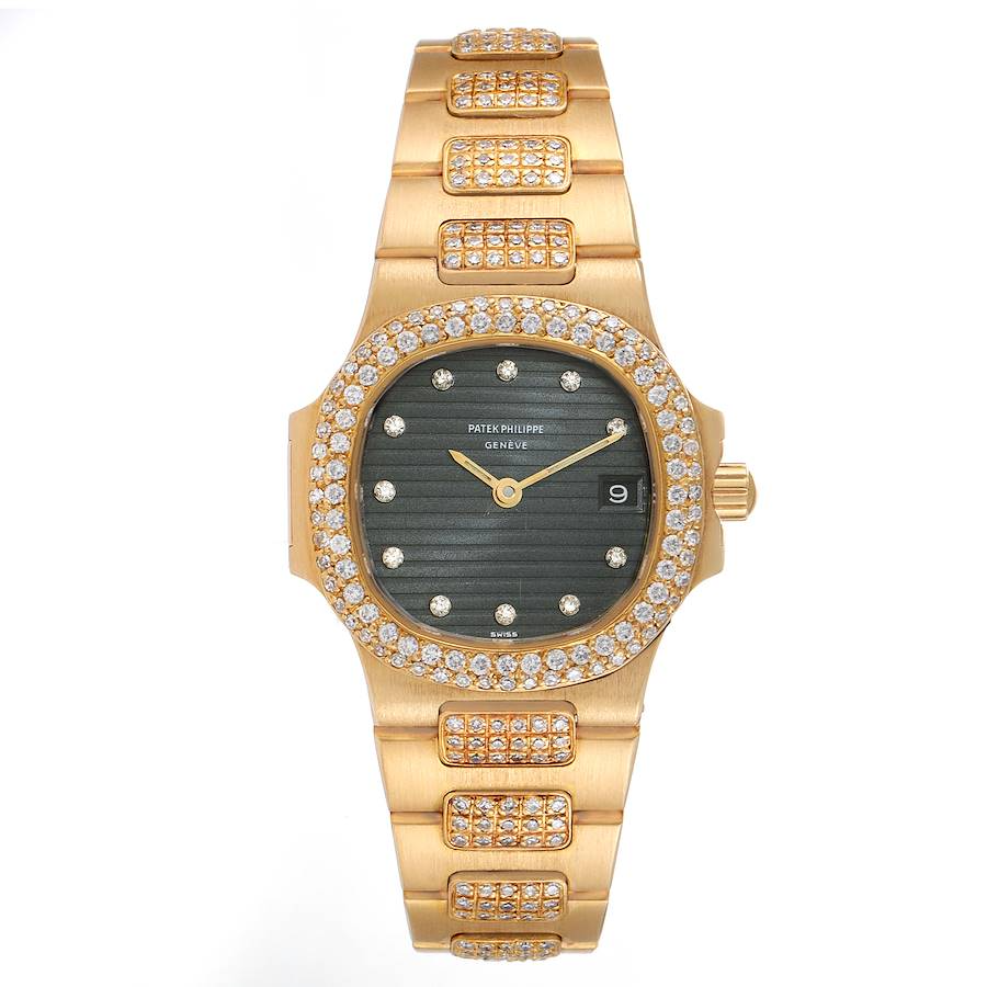 Patek Philippe Nautilus - 28 x 28 MM - Yellow Gold - 47001/J
