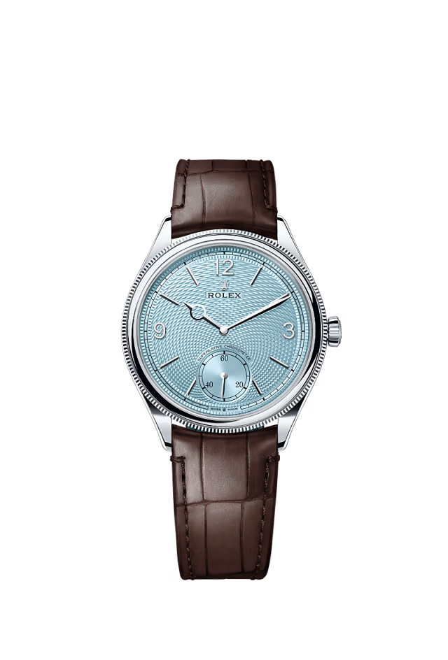 Rolex 1908 - 39 MM - Platinum - Blue Dial - 52506 Br