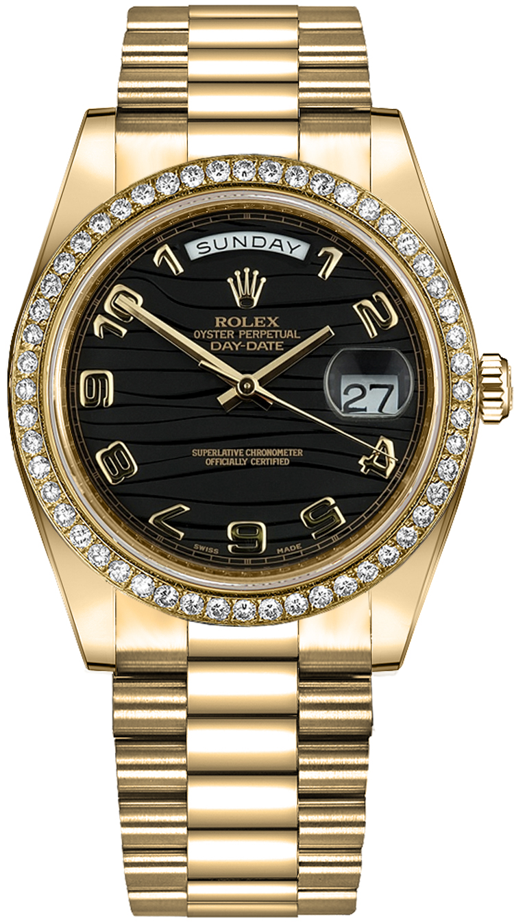 Rolex Day-Date - 41MM - Yellow Gold - 218348 wbkn