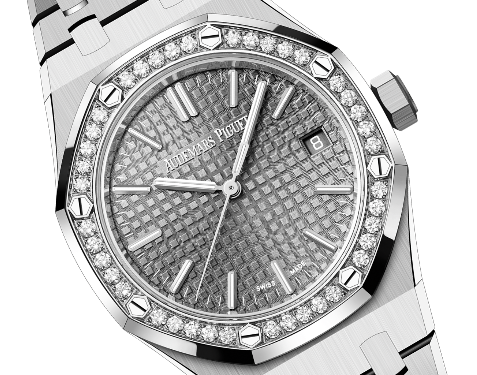 Audemars Piguet Royal Oak Stainless Steel Selfwinding 37 MM - Stainless Steel Bracelet - Grey Dial -  15551ST.ZZ.1356ST.03