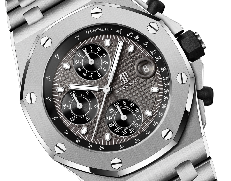 Audemars Piguet "Beast" Royal Oak Offshore Titanium Selfwinding Chronograph 42 MM - Titanium Bracelet - Grey Dial - 26238TI.OO.2000TI.01