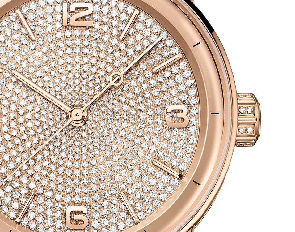 Audemars Piguet Code 11.59 Selfwinding Pink Diamond Case 41 MM - Beige Leather Strap - Pink Diamond Dial - Pink Gold Bezel - 15210OR.ZZ.D208CR.01