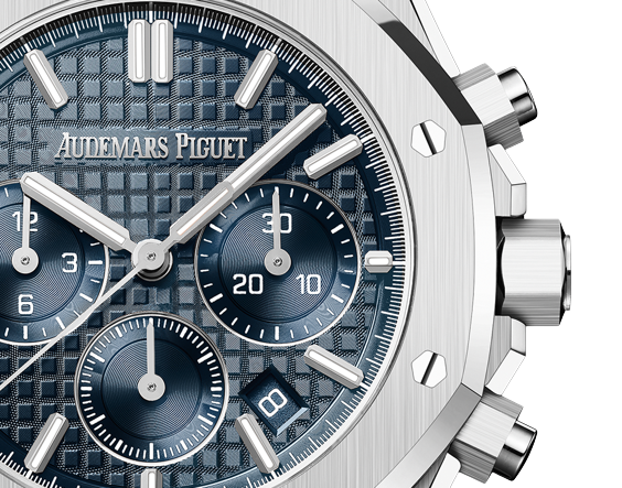 Audemars Piguet Royal Oak Stainless Steel Selfwinding Chronograph 38 MM - Stainless Steel Bracelet - Bleu Nuit Dial - 26715ST.OO.1356ST.01