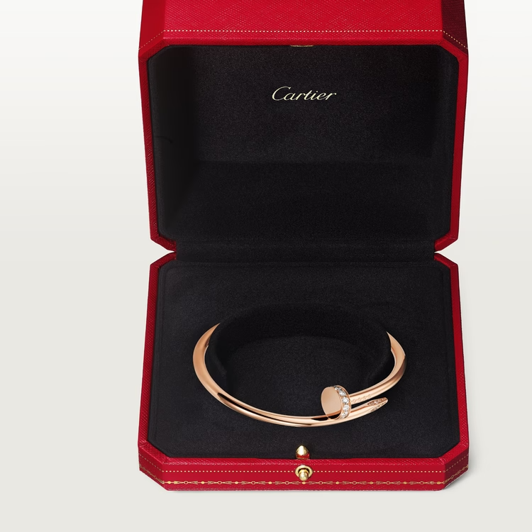 Cartier Juste Un Clou Bracelet - Rose Gold Classic Model - Diamonds - B6048517