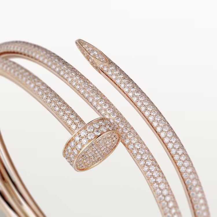 Cartier Juste Un Clou Bracelet - Rose Gold - Diamonds - N6708617