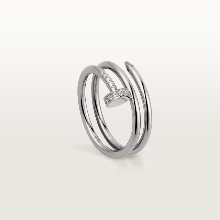 Cartier Juste Un Clou Ring - White Gold - Diamonds - B4211000