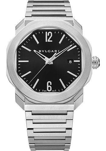 Bvlgari Octo Roma - 41 MM - Stainless Steel - Black Dial - 102704