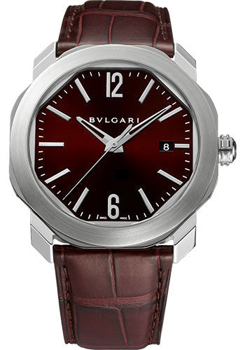 Bvlgari Octo Roma - 41 MM -  Stainless Steel - Dark Brown Dial - 102705