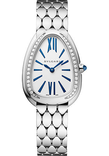 Bvlgari Serpenti Seduttori - 33 MM - White Gold - White Silver Dial - 103148