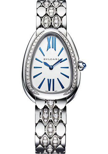 Bvlgari Serpenti Seduttori - 33 MM - White Gold - White Silver Dial - 103276