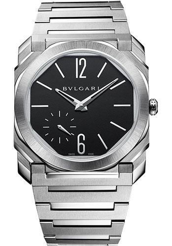 Bvlgari Octo Finissimo - 40 MM -  Stainless Steel - Black Dial - 103297