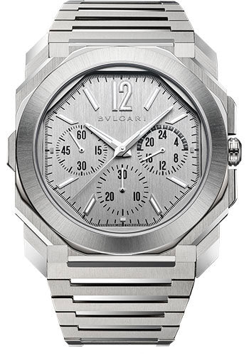 Bvlgari Octo Finissimo - 43 MM - Stainless Steel - Grey Dial - 103661