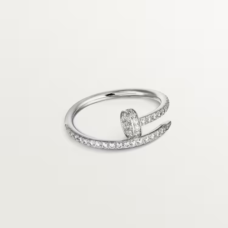 Cartier Juste Un Clou Ring - White Gold - Diamonds - B4231600