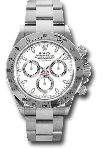 Rolex Oyster Perpetual Daytona Watch - 40 MM - Oyster Bracelet - White Dial - 116520