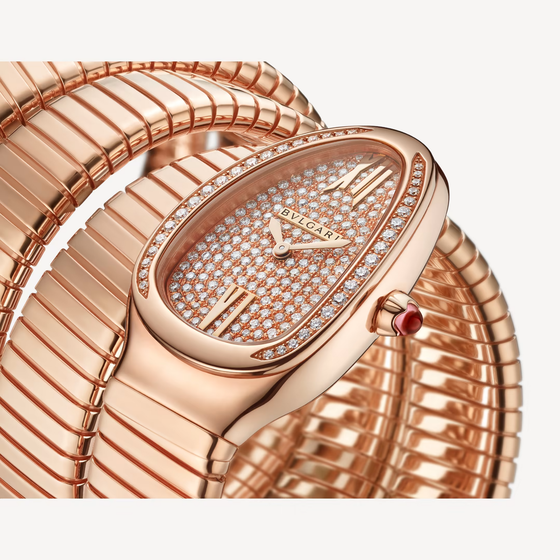 Bvlgari Serpenti Tubogas - 35 MM - Rose Gold - Diamond Dial - 101938