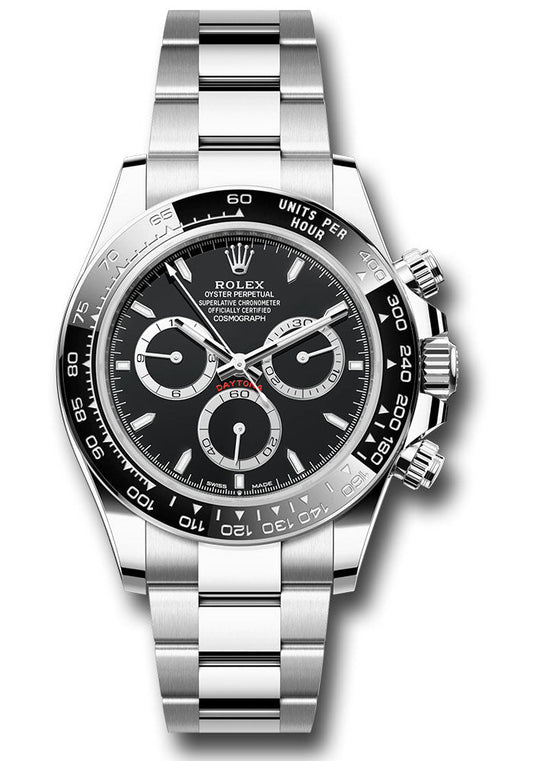 Rolex Oystersteel Cosmograph Daytona Watch - 40 MM - Oyster Bracelet - Black Ceramic Bezel - Black Index Dial - 126500ln bkio