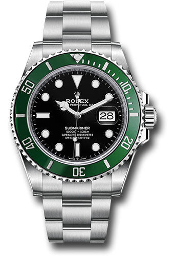 Rolex Starbucks Oystersteel Submariner 41MM - Oyster Bracelet - Black Dial - Green Dial - 126610LV